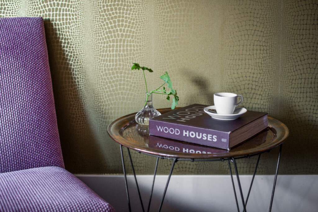 Coffee table in Boutique Garden hotel rooms