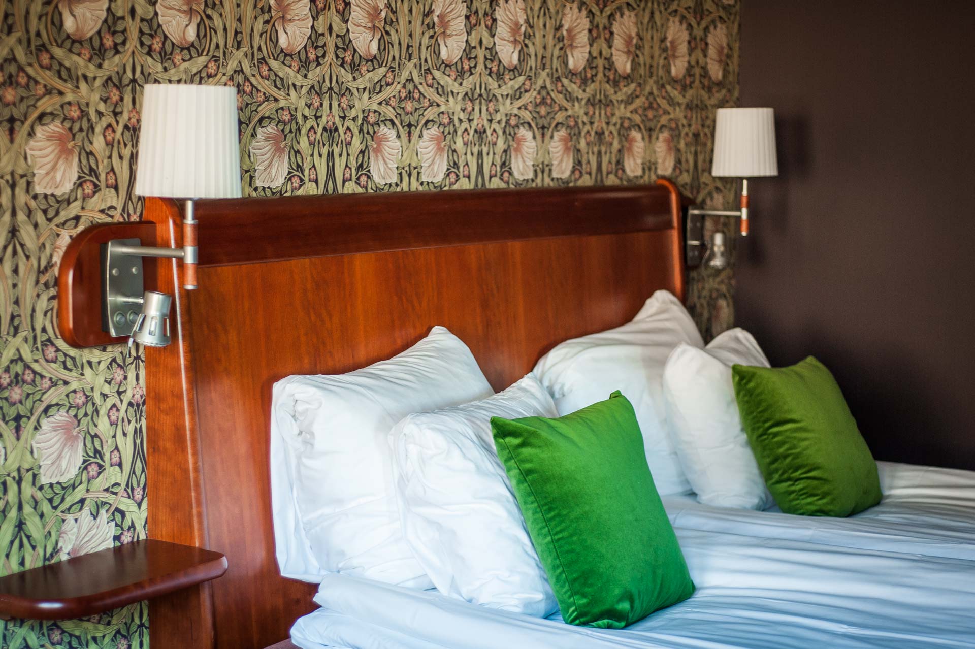 Classic hotel room at Varbergs Stadshotell