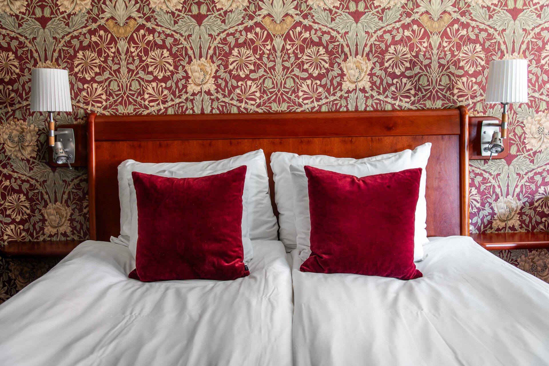 Classic hotel room at Varbergs Stadshotell