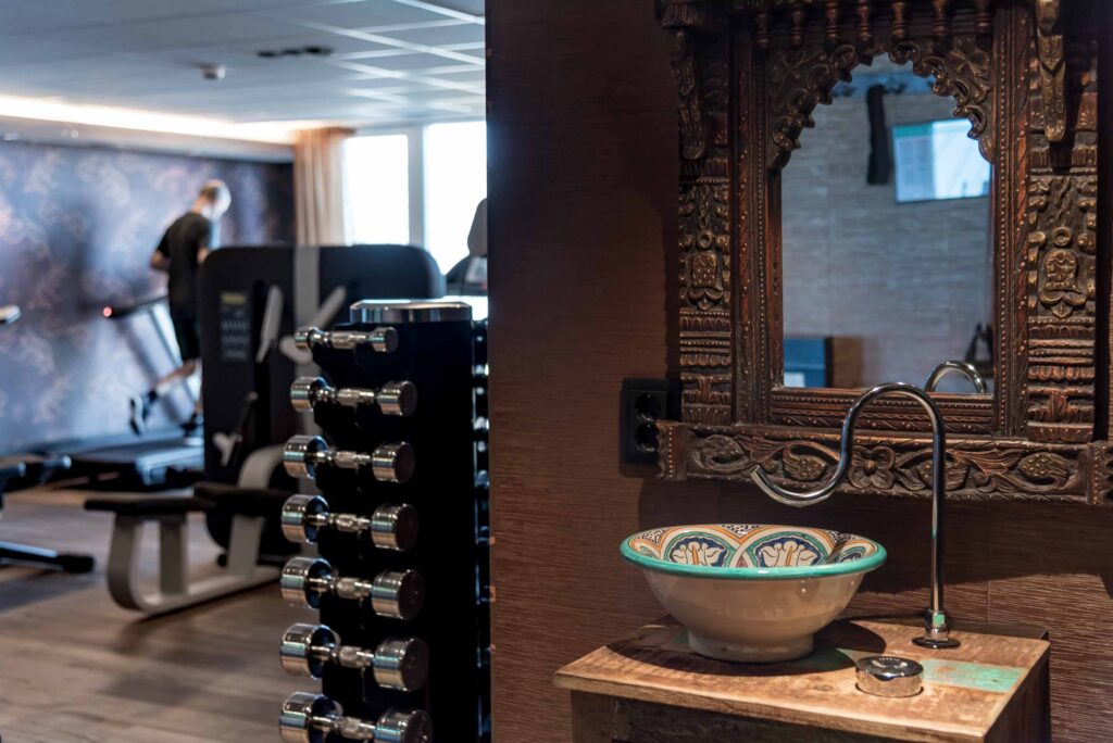 Gym på Varbergs Stadshotell & Asia Spa