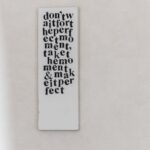 blackboard in Boutique Garden hotel room