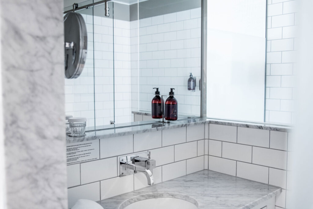 Bathroom in Boutique Garden hotel rooms