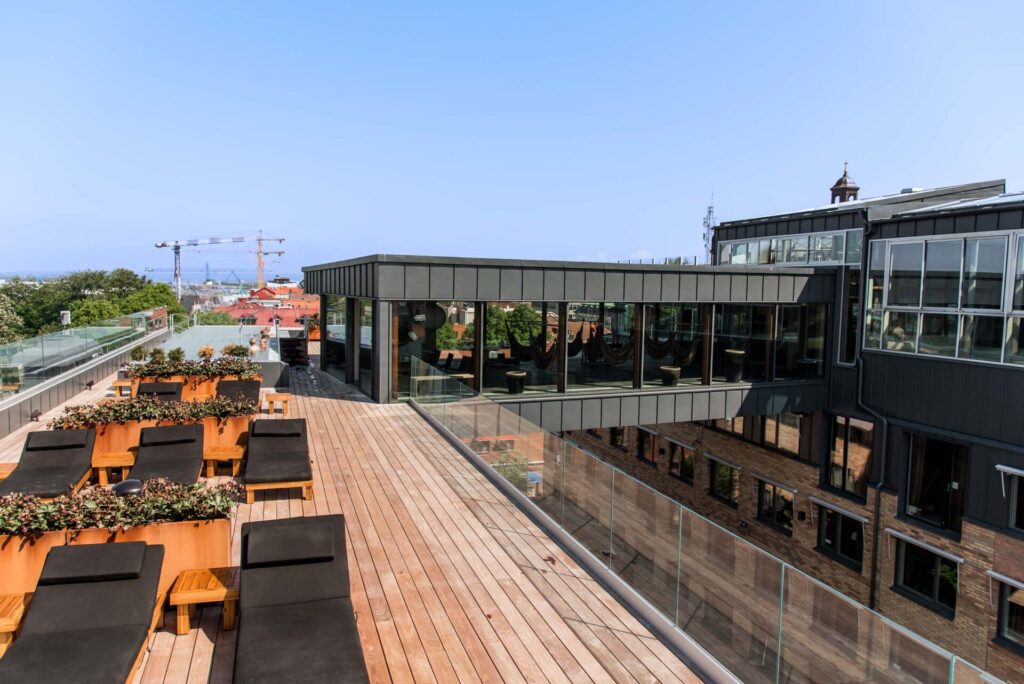 Solterrass och spalounge Asia Spa
