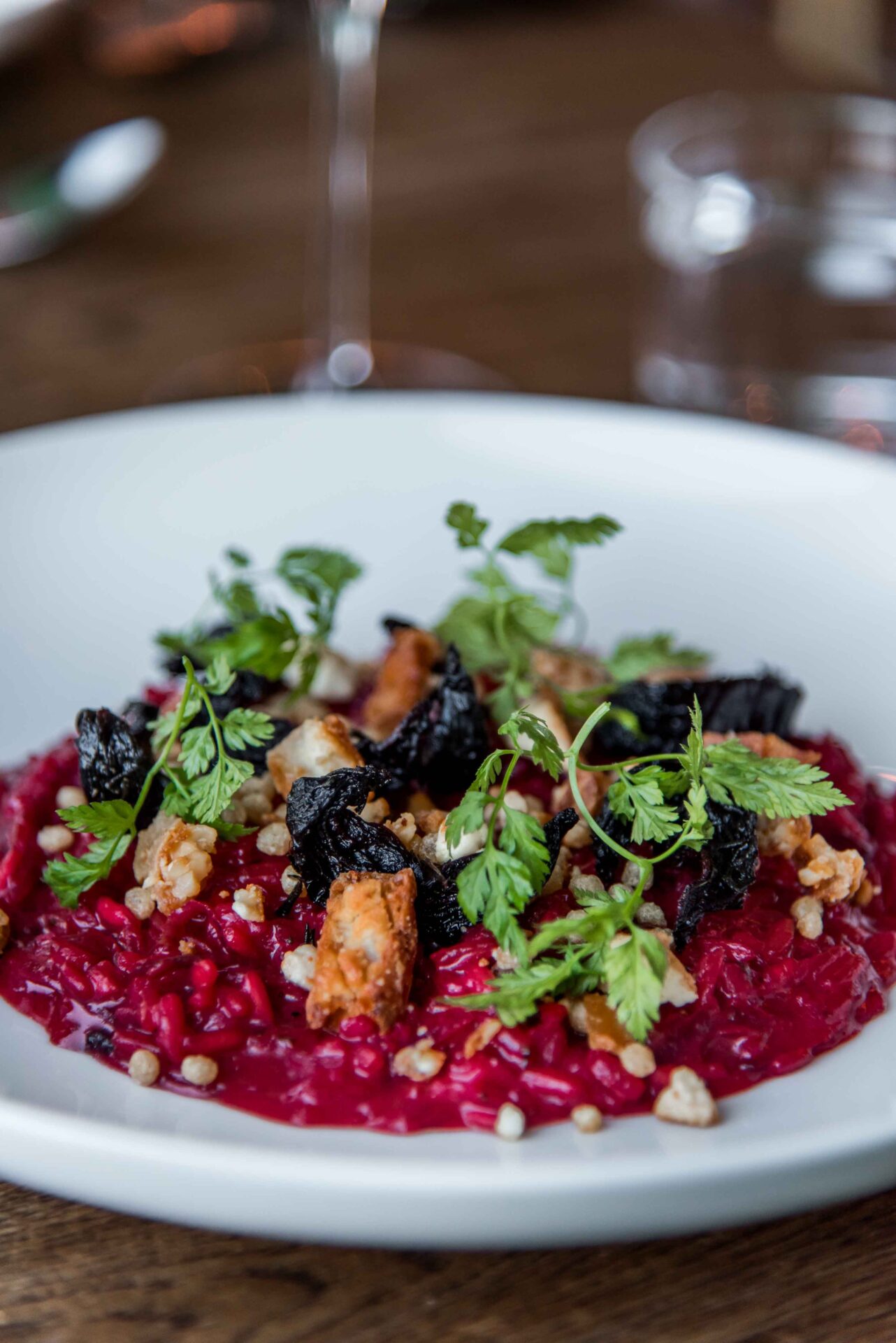 rödbetsrisotto vegetarisk varmrätt