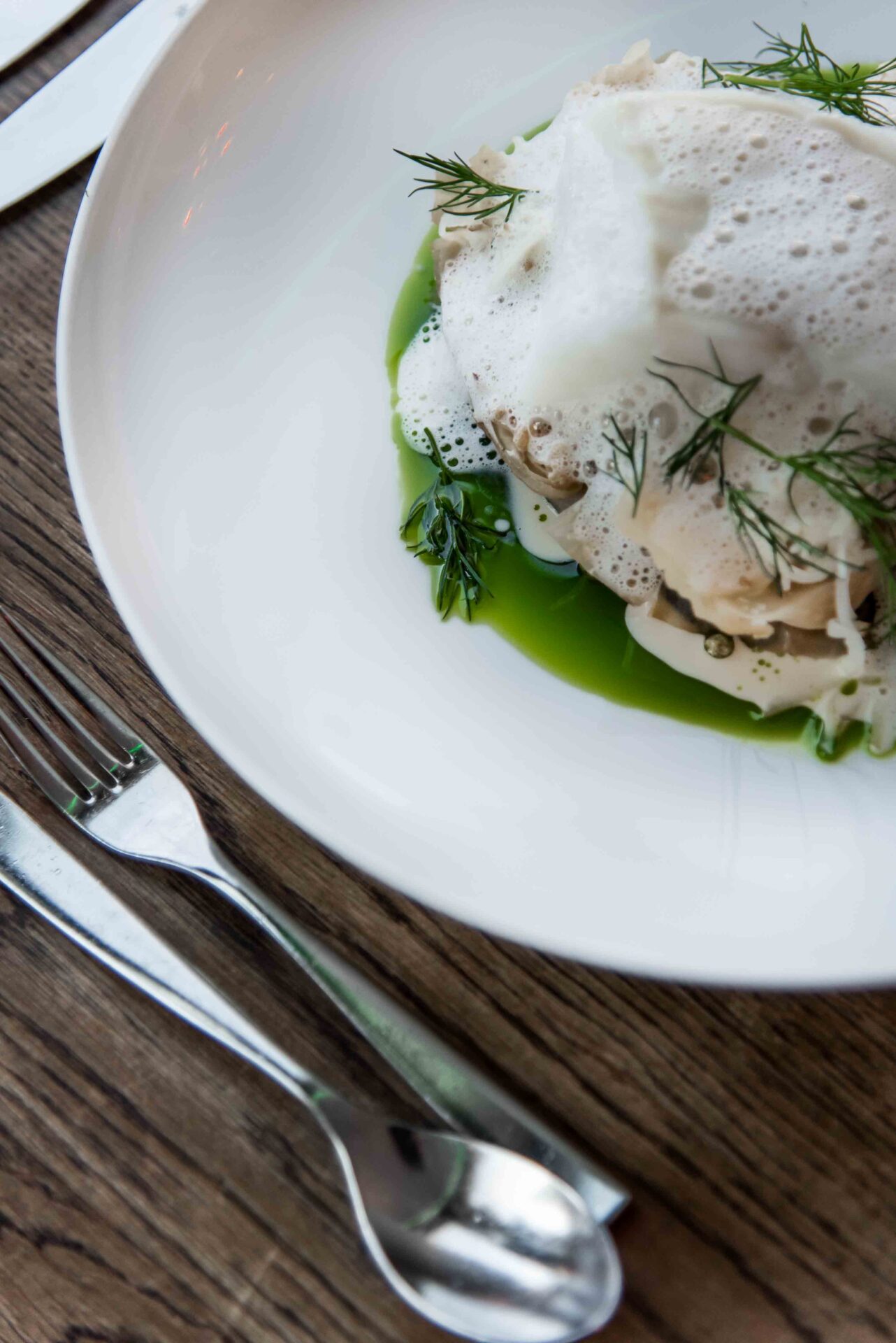 varmrätt torsk på a la cartemeny