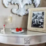 Boutique svit i vitt och guld