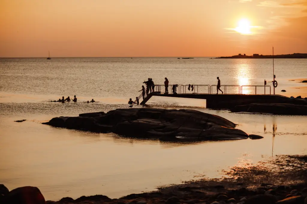 Ankaret badplats i Varberg