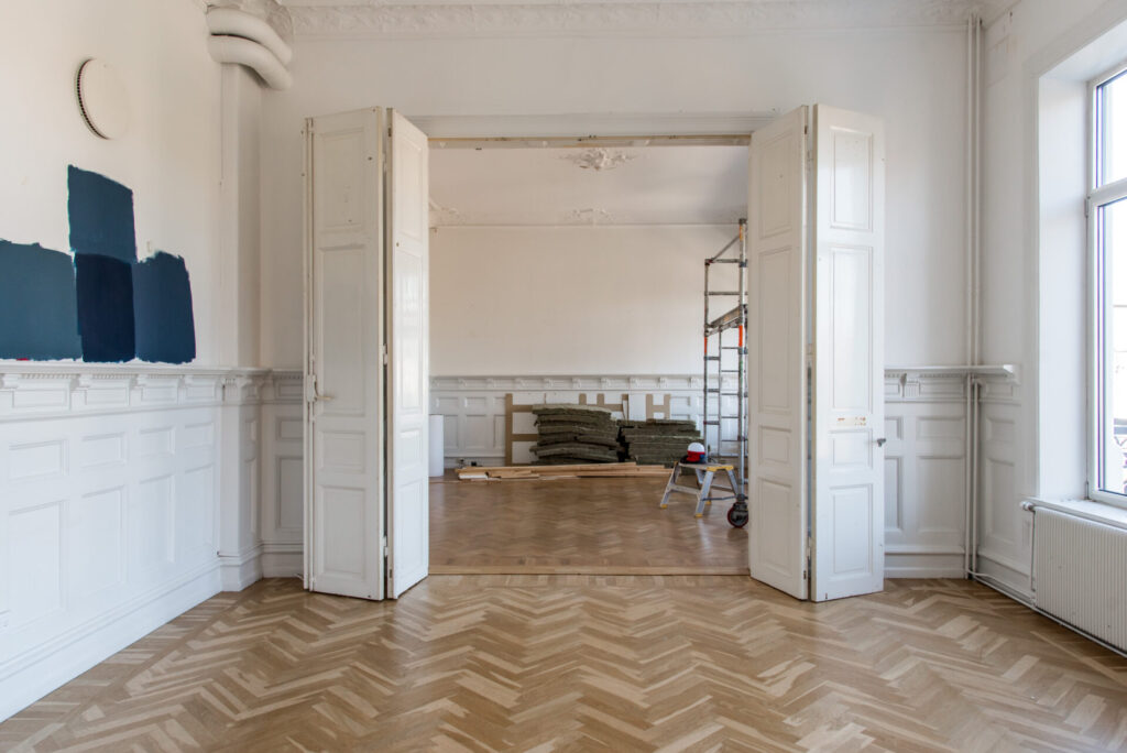 Bild av lokalen innan renovering av nya Bar Munken på Varbergs Stadshotell