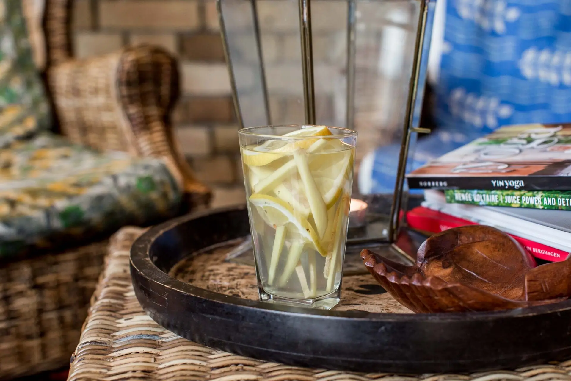 Te med citron och ingefära på Asia Spa