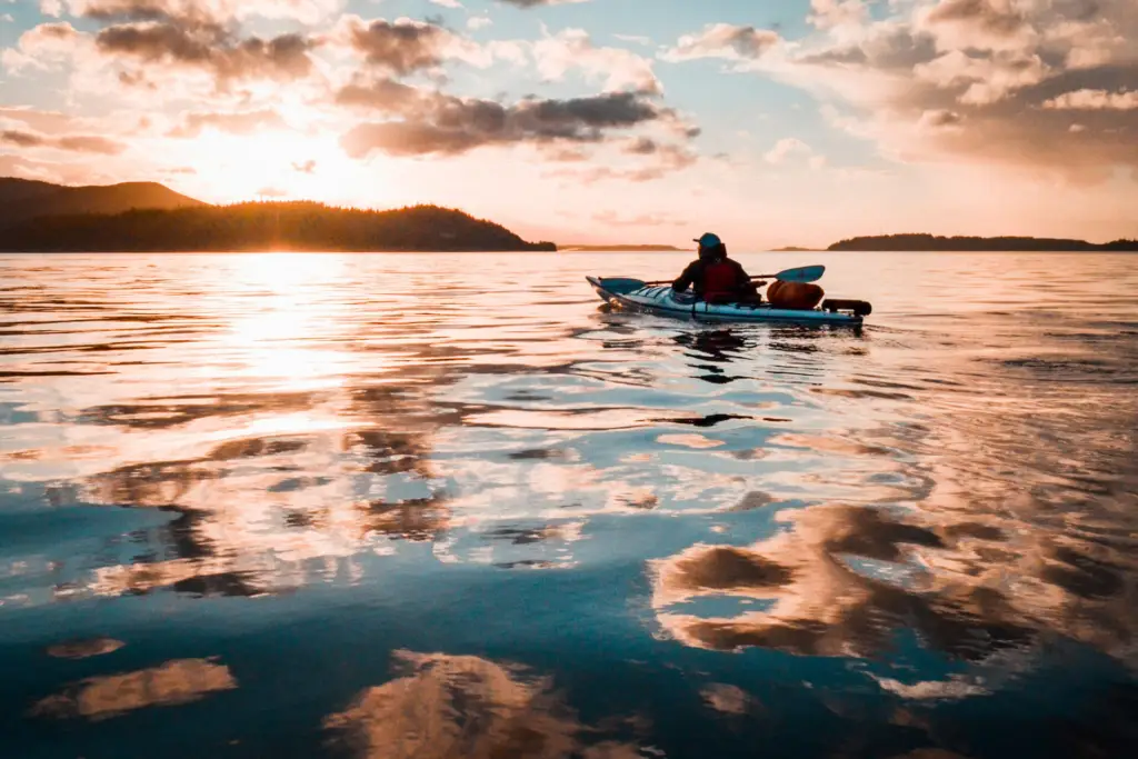 Kajak på havet