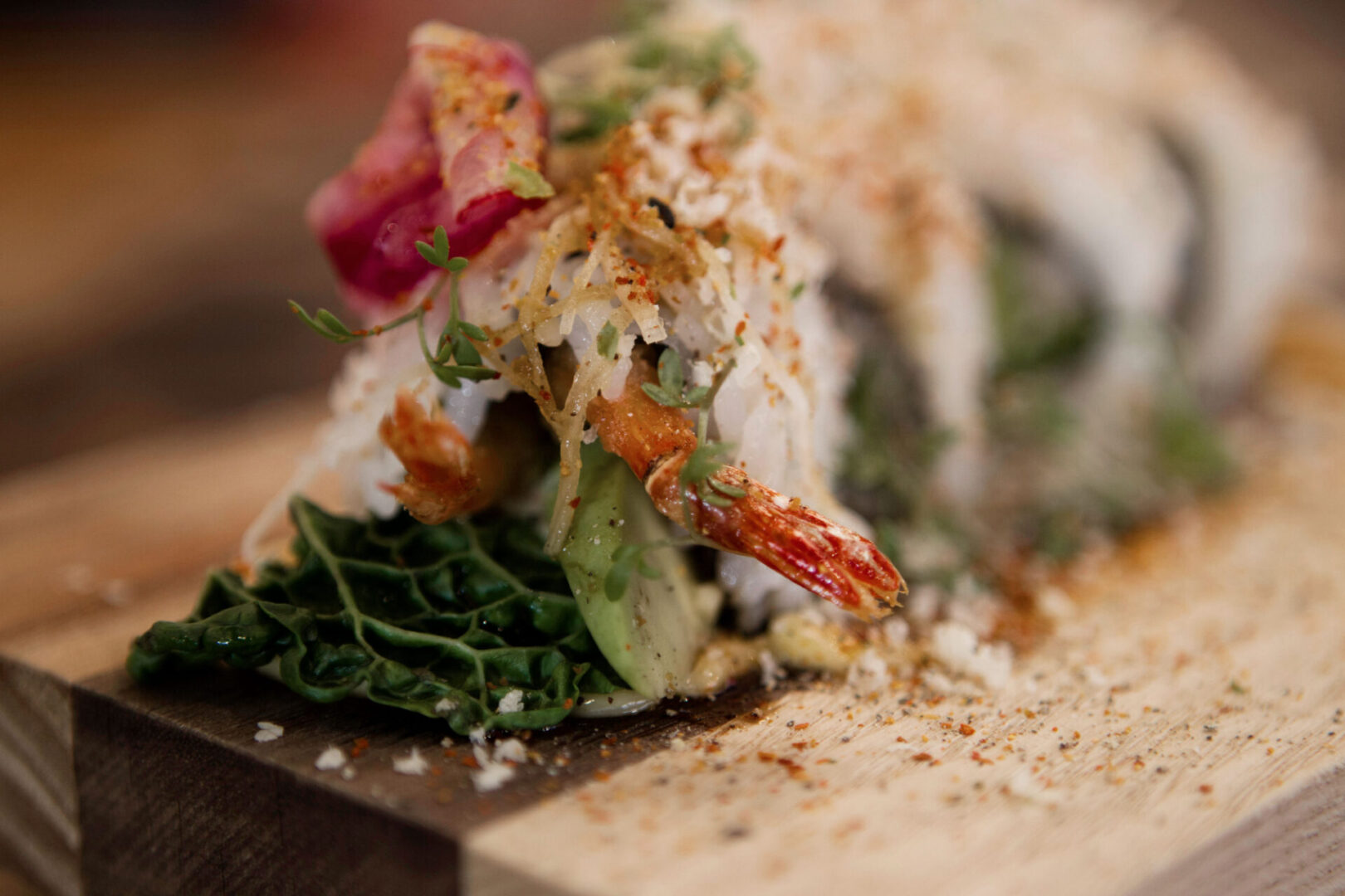 Sushi på restaurang NAMI