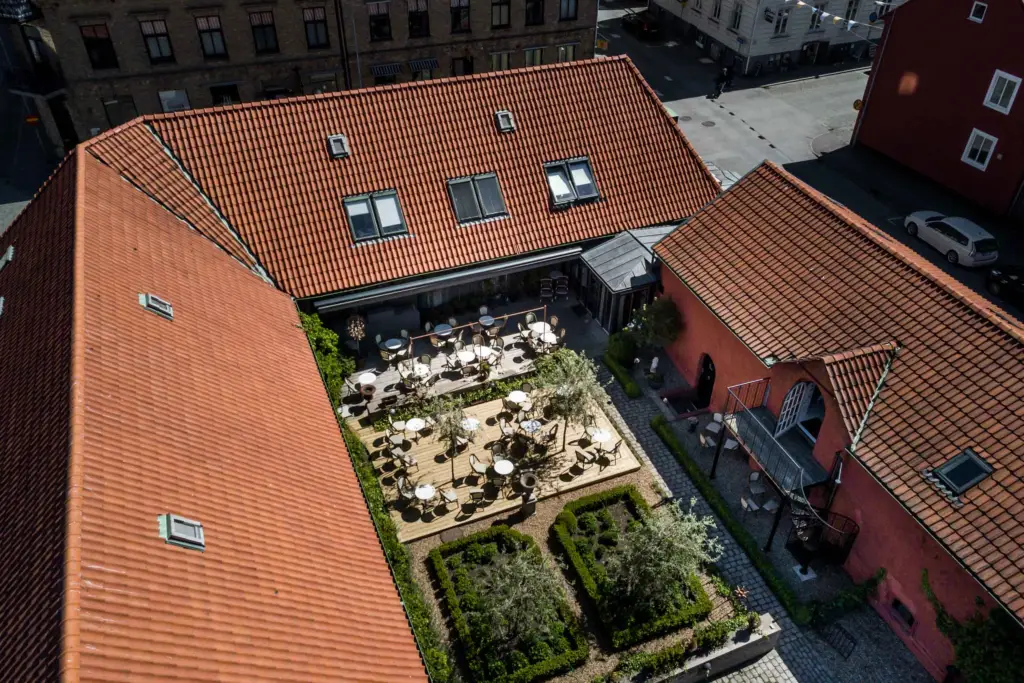 Stenhuset från ovan