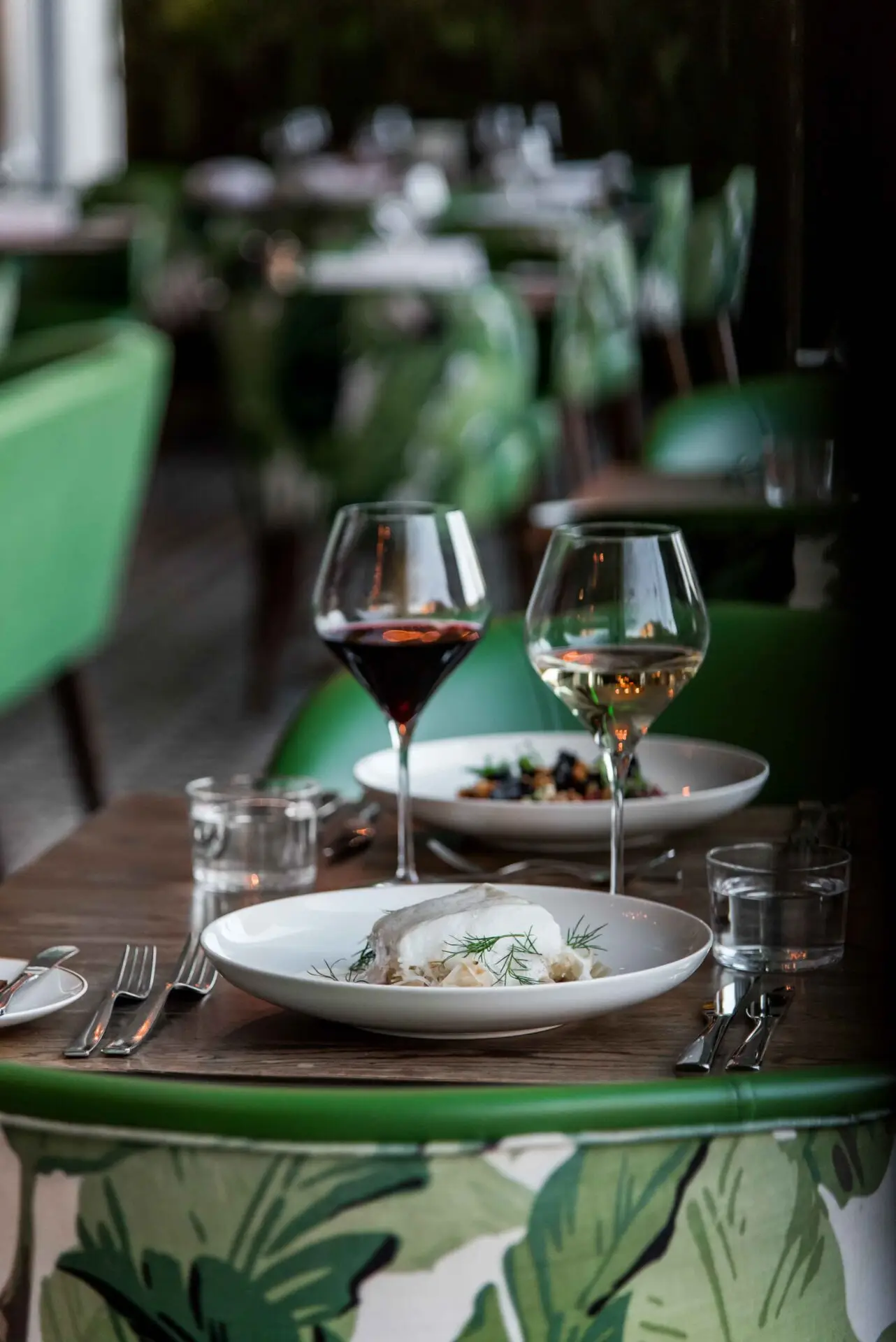 Middag i restaurangen på Varbergs Stadshotell