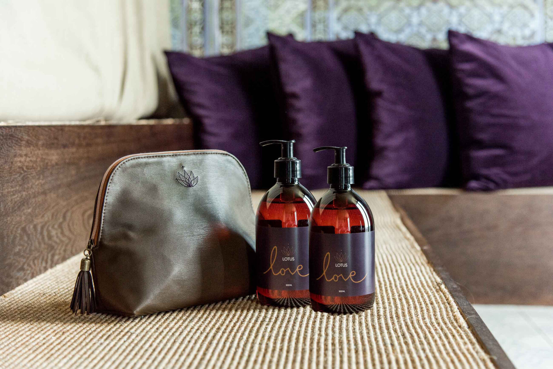 Lotus love necessär, shampoo & tvål