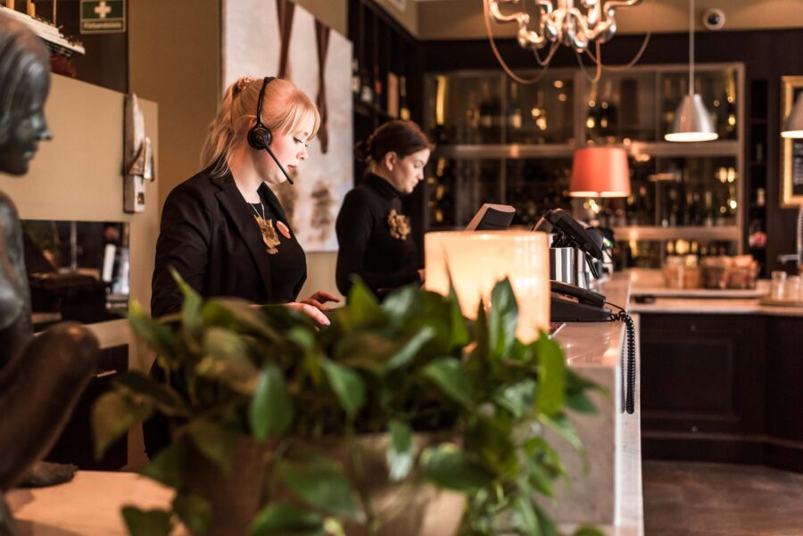 Reception på varbergs stadshotell