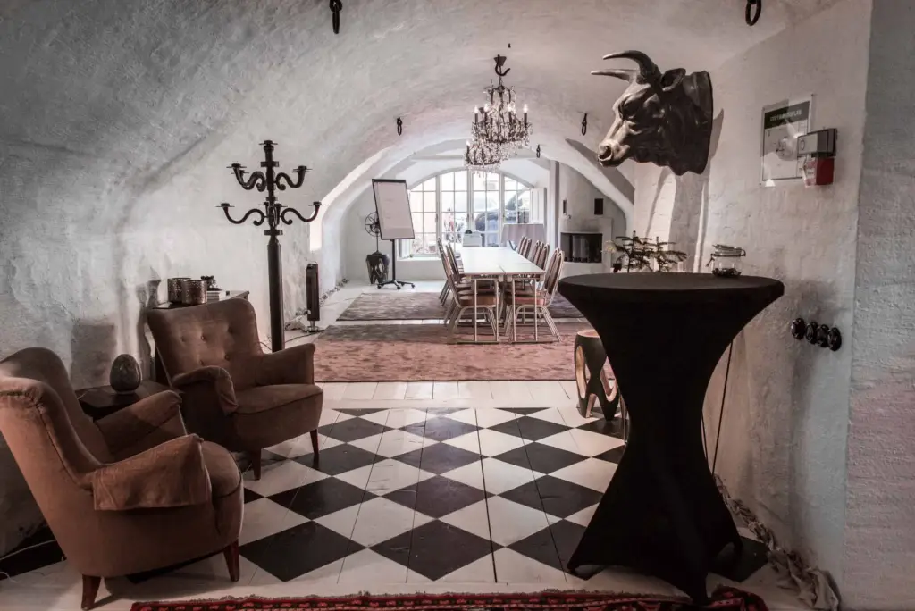 Interiör från Stenhuset i Varberg