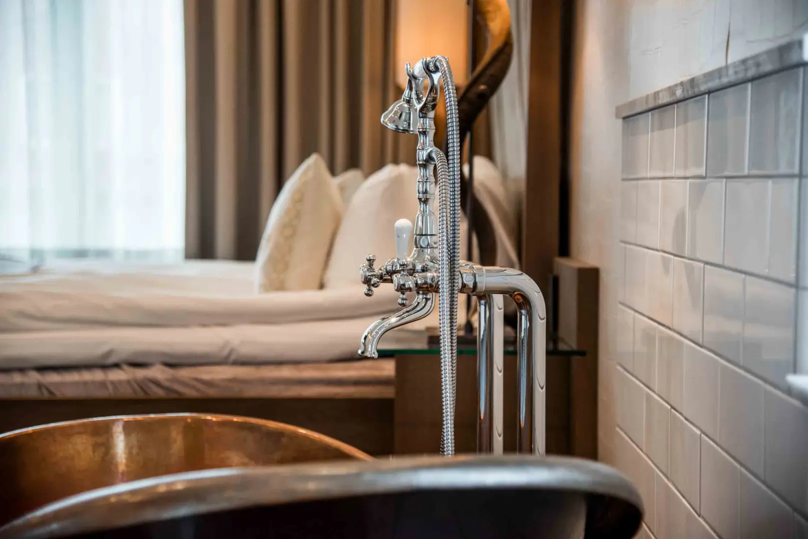 Sittgrupp i Boutique Kolonial hotellrum på Varbergs Stadshotell