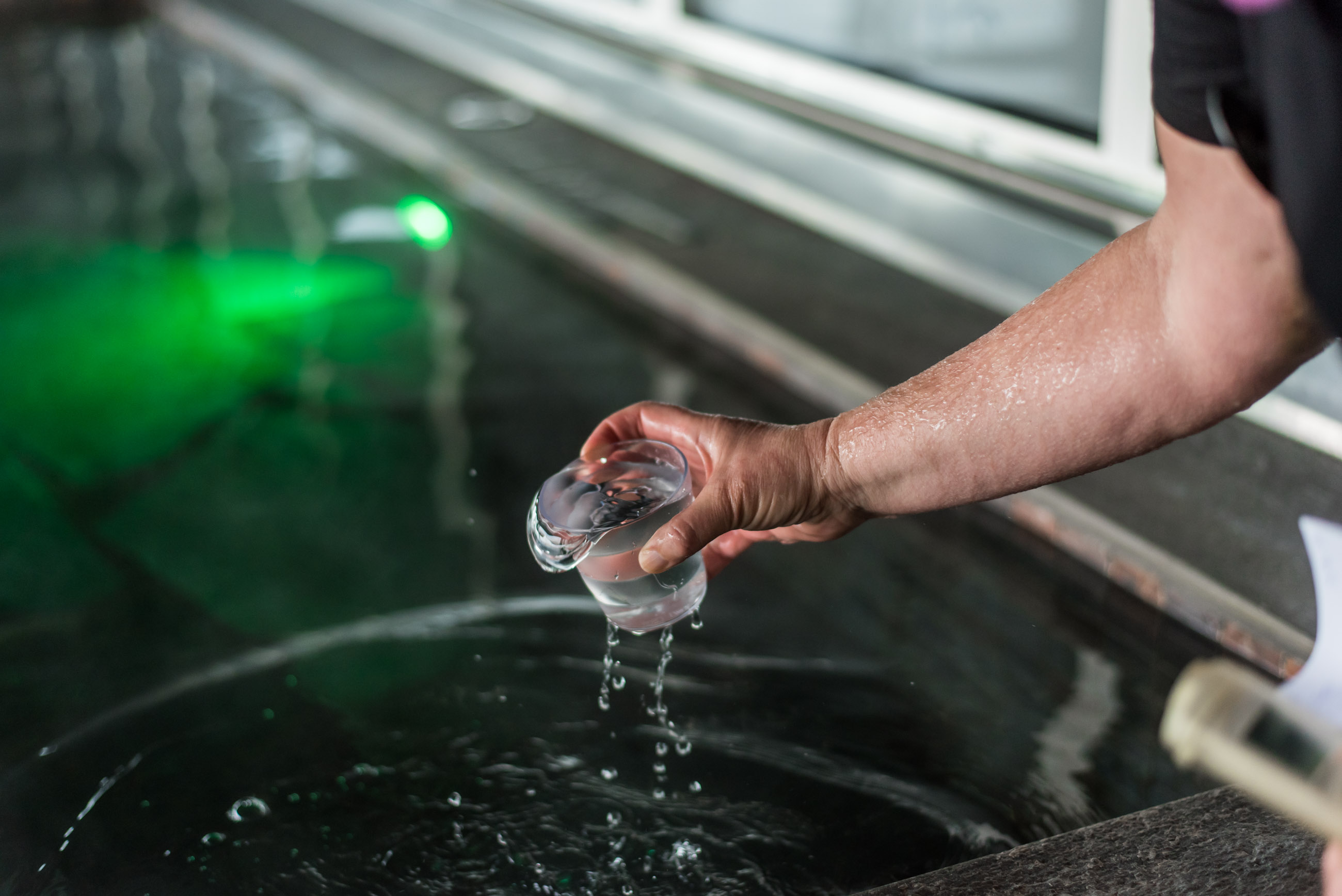 vattenprov på asia spa