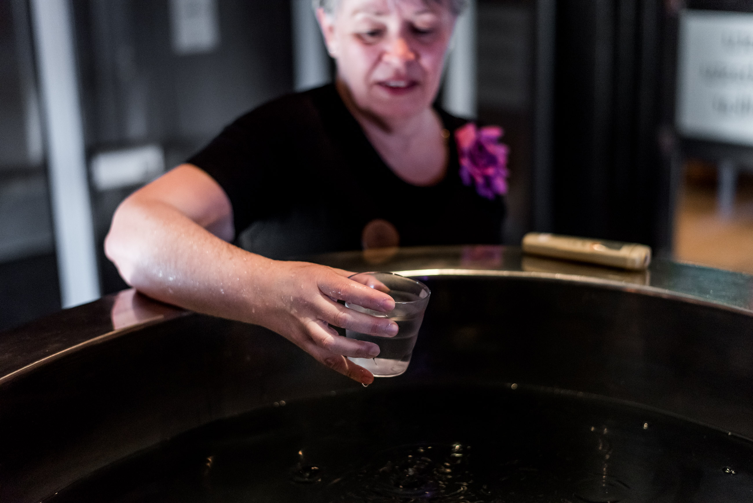 vattenprov i kallkaret